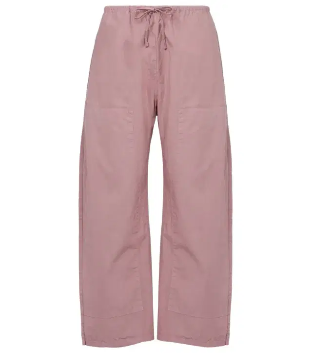 Leset Kyoto cotton cropped wide-leg pants