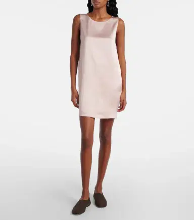 LESET Barb satin minidress | Thumbnail 2
