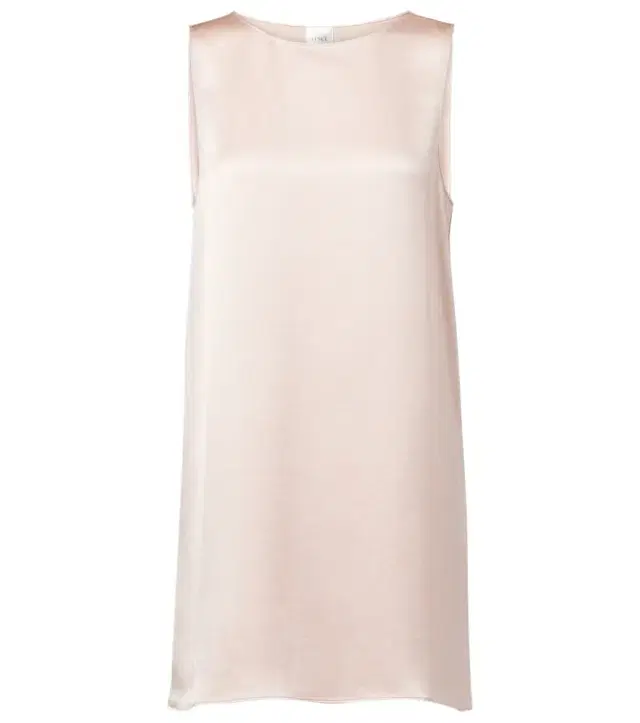 Leset Barb satin minidress