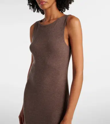 Leset Lauren sleeveless jersey midi dress | Thumbnail 2
