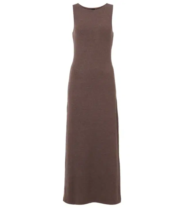 Leset Lauren sleeveless jersey midi dress