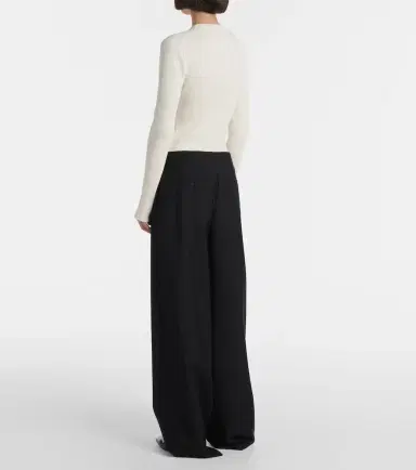 RÓHE Róhe Wool and mohair wide-leg pants | Thumbnail 4 RÓHE Róhe Wool and mohair wide-leg pants | Thumbnail 4