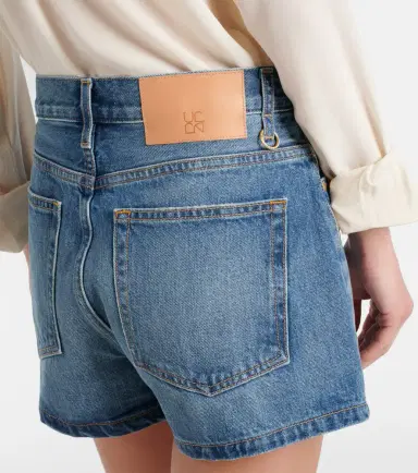 Ulla Johnson Greta high-rise denim shorts | Thumbnail 4
