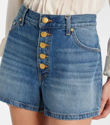 Ulla Johnson Greta high-rise denim shorts | Thumbnail 5