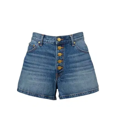 Ulla Johnson Greta high-rise denim shorts | Thumbnail 1