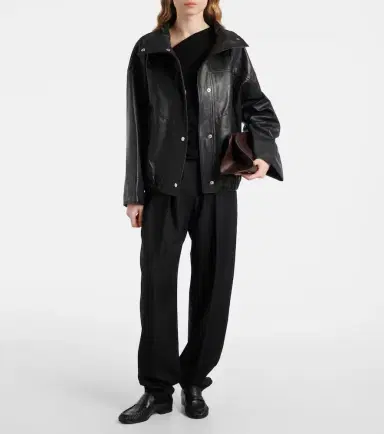 Rohe Róhe Leather bomber jacket | Thumbnail 6