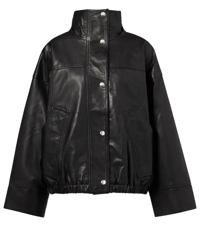 Róhe Leather bomber jacket