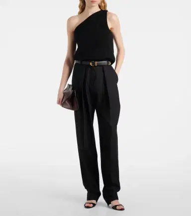 RÓHE Róhe One-shoulder wool and cashmere-blend top | Thumbnail 2