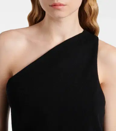 RÓHE Róhe One-shoulder wool and cashmere-blend top | Thumbnail 3