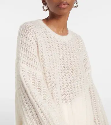 Toteme Mohair and wool-blend sweater | Thumbnail 3