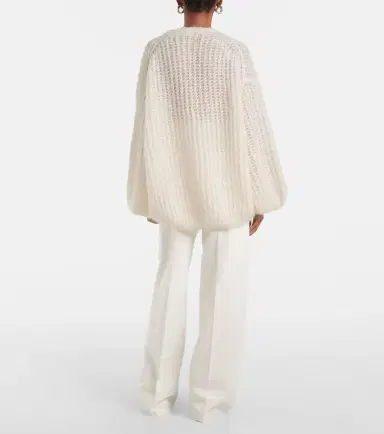 Toteme Mohair and wool-blend sweater | Thumbnail 5