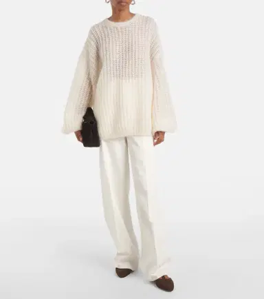 Toteme Mohair and wool-blend sweater | Thumbnail 6