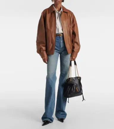 Saint Laurent Jamie Shopping Small leather tote bag | Thumbnail 2