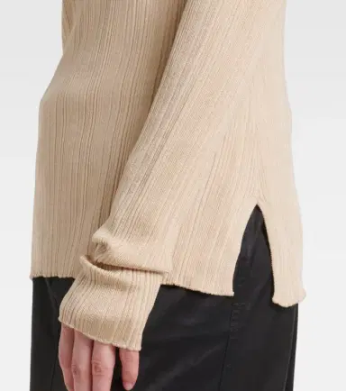 TOTEME Jersey polo sweater | Thumbnail 4