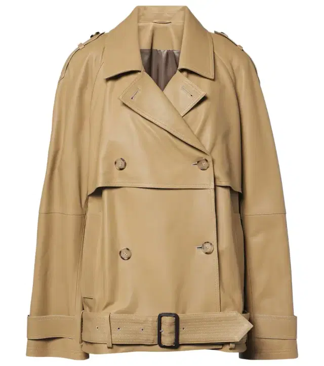 Toteme Oversized leather jacket