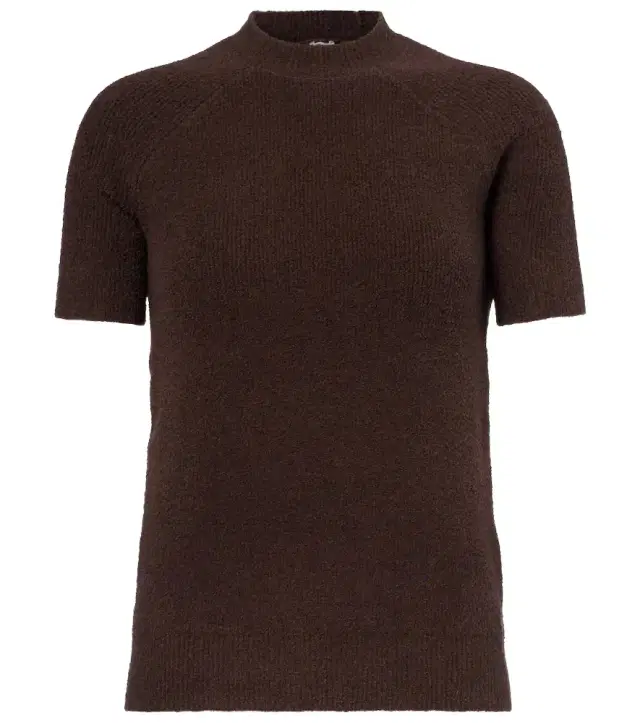 Toteme Knitted cotton-blend terry top