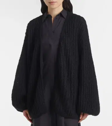 Toteme Mohair and wool-blend cardigan | Thumbnail 5
