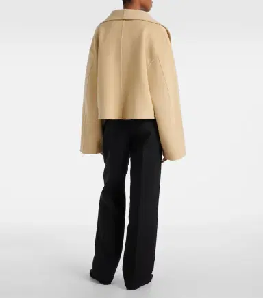 Toteme Signature cropped wool doublé jacket | Thumbnail 4