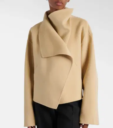 Toteme Signature cropped wool doublé jacket | Thumbnail 5