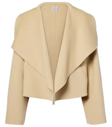 Toteme Signature cropped wool doublé jacket | Thumbnail 1