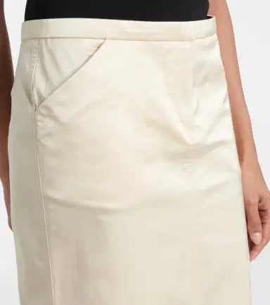 TOTEME Cotton-blend satin maxi skirt | Thumbnail 2 TOTEME Cotton-blend satin maxi skirt | Thumbnail 2