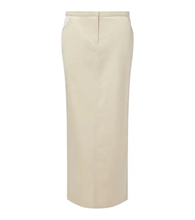 TOTEME Cotton-blend satin maxi skirt