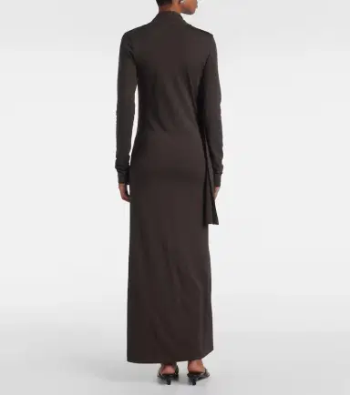 TOTEME Scarf-detail jersey maxi dress | Thumbnail 2