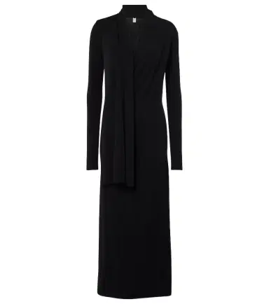 TOTEME Scarf-detail jersey maxi dress | Thumbnail 1