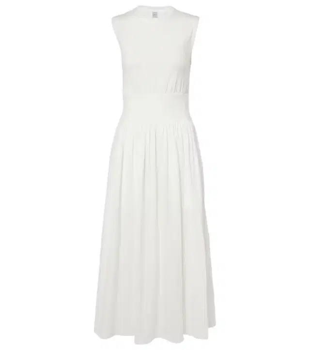 Toteme Cotton jersey midi dress