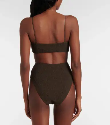 Toteme Shirred jersey bikini bottoms | Thumbnail 4