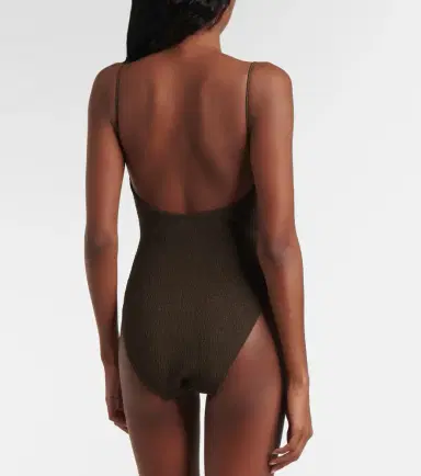 Toteme Shirred jersey swimsuit | Thumbnail 3