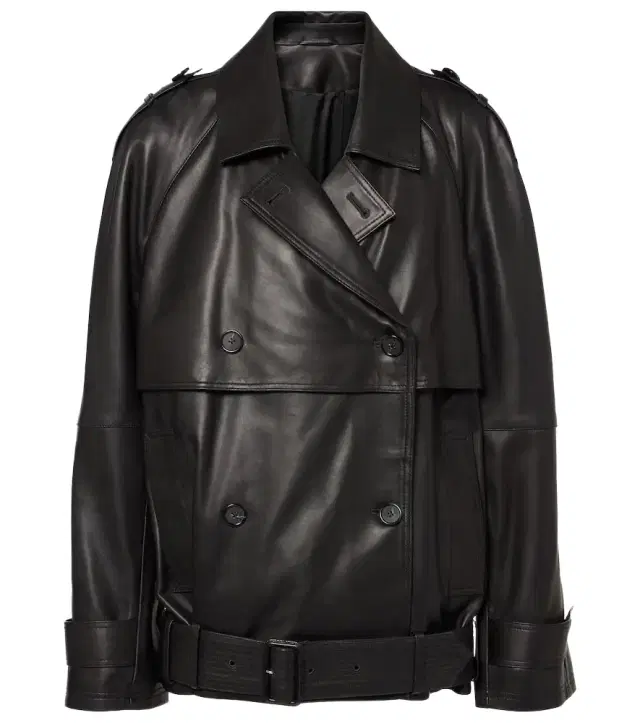 Toteme Oversized leather jacket