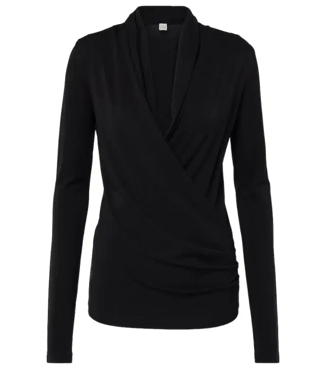 Toteme Draped jersey top