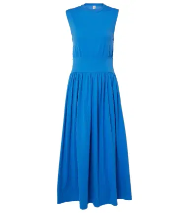 TOTEME Cotton jersey midi dress | Thumbnail 1