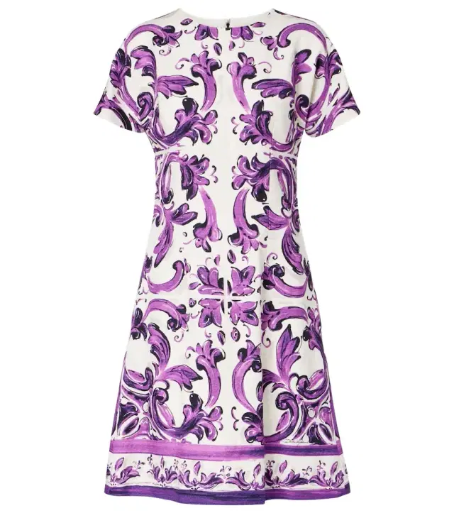Dolce & Gabbana Majolica printed minidress