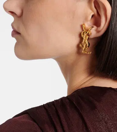 Saint Laurent Cassandre clip-on single earring | Thumbnail 2