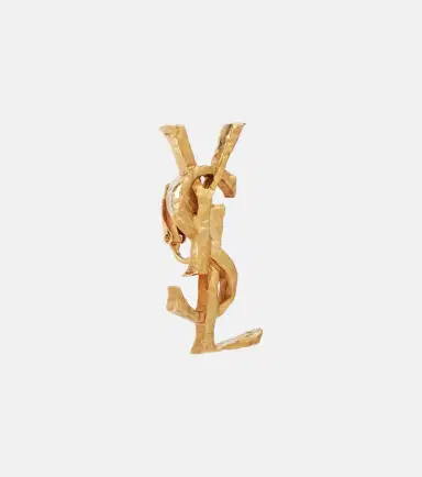 Saint Laurent Cassandre clip-on single earring | Thumbnail 5