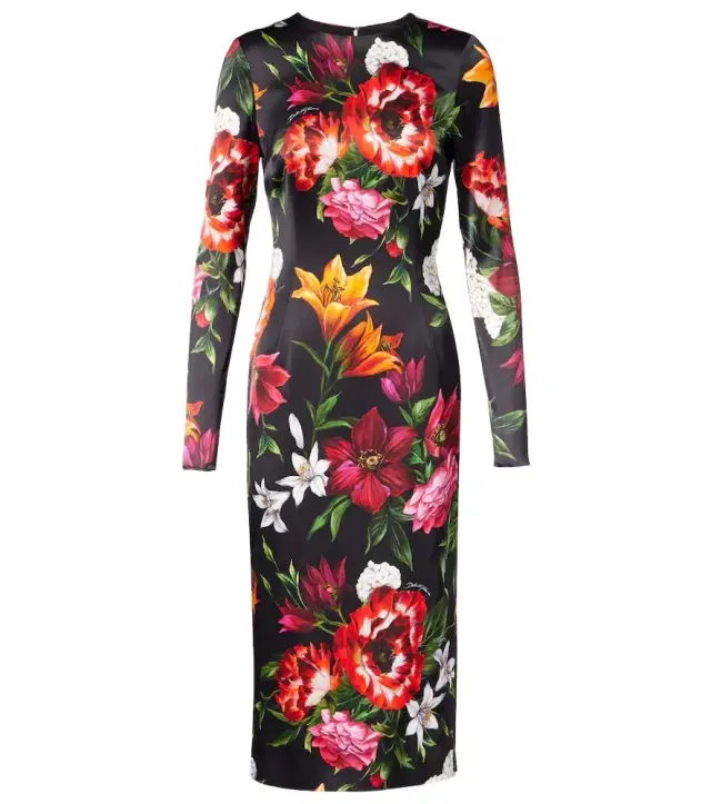 Dolce & Gabbana Floral midi dress