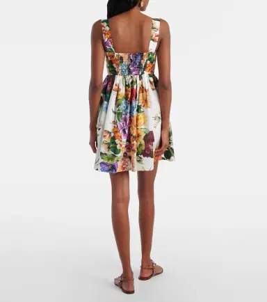 Dolce & Gabbana Floral cotton minidress | Thumbnail 3