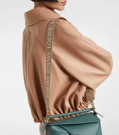 Loewe Anagram leather-trimmed strap | Thumbnail 3