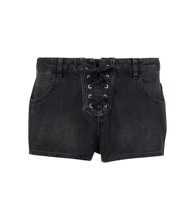 Isabel Marant Delma faded denim shorts