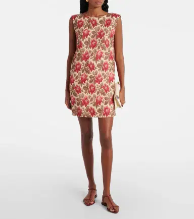 Posse Rosalie floral linen shift dress | Thumbnail 5