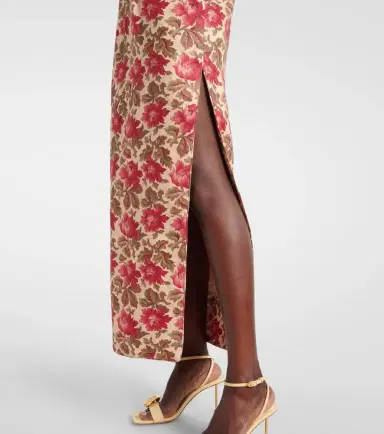 Posse Rosalie floral linen bustier dress | Thumbnail 4