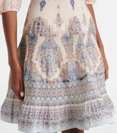 Zimmermann Paisley pleated minidress | Thumbnail 5