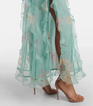 Zimmermann Illuminate floral ruffled silk organza gown | Thumbnail 5 Zimmermann Illuminate floral ruffled silk organza gown | Thumbnail 5