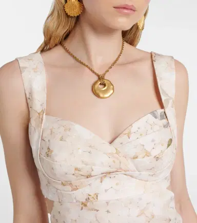 Zimmermann Balance floral linen midi dress | Thumbnail 2
