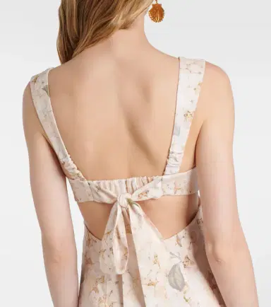 Zimmermann Balance floral linen midi dress | Thumbnail 3