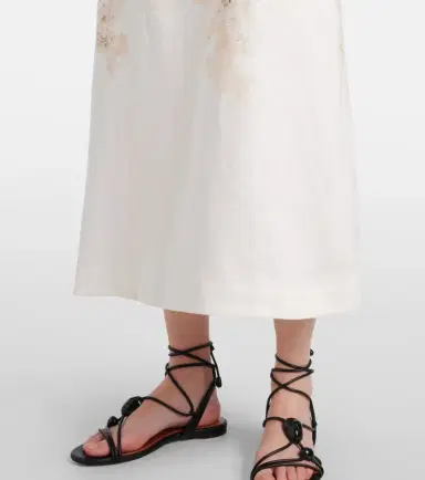 Zimmermann Balance floral linen midi dress | Thumbnail 4
