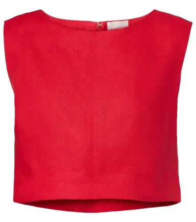 Posse Martina linen crop top | Thumbnail 1