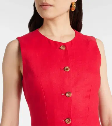 Posse Matilda linen vest | Thumbnail 5